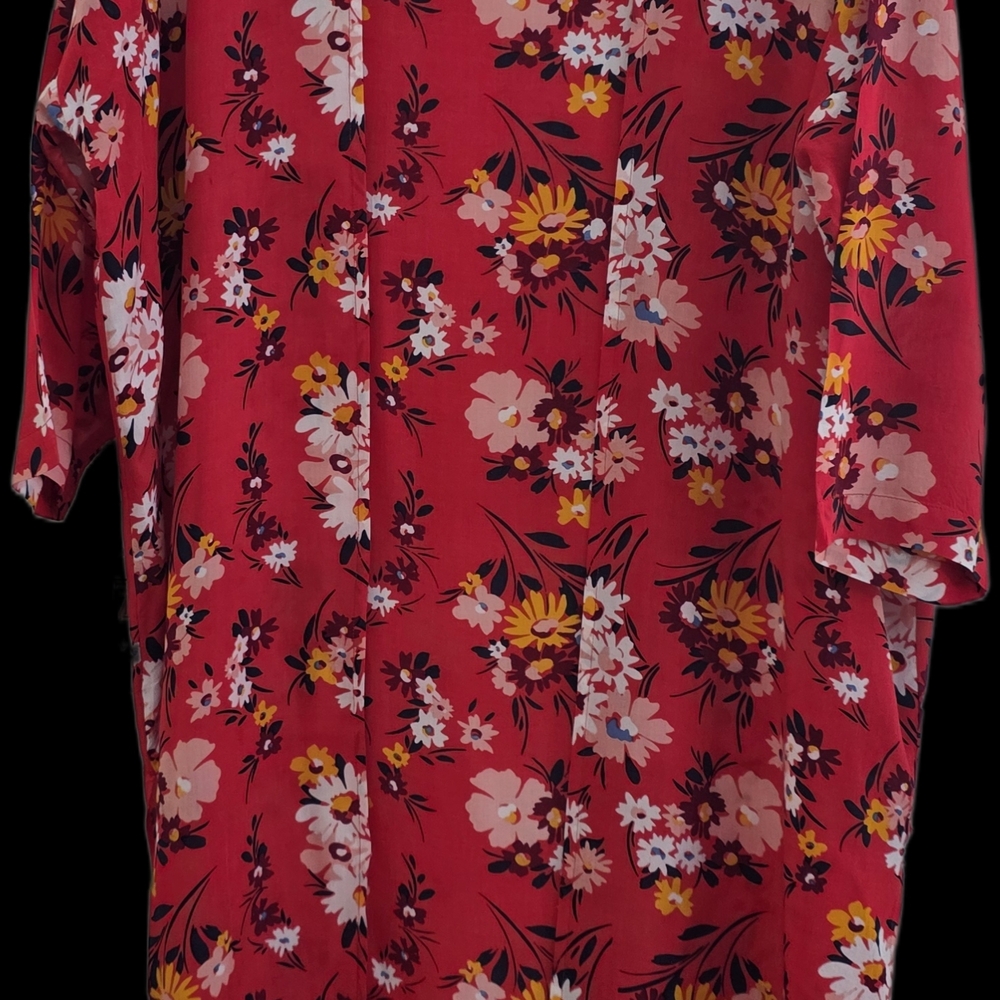 LOFT Scarlet Floral Kimono